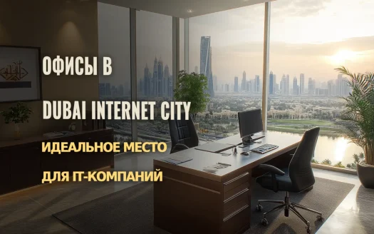 Офисы в Dubai Internet City – современная архитектура для инновационных компаний.