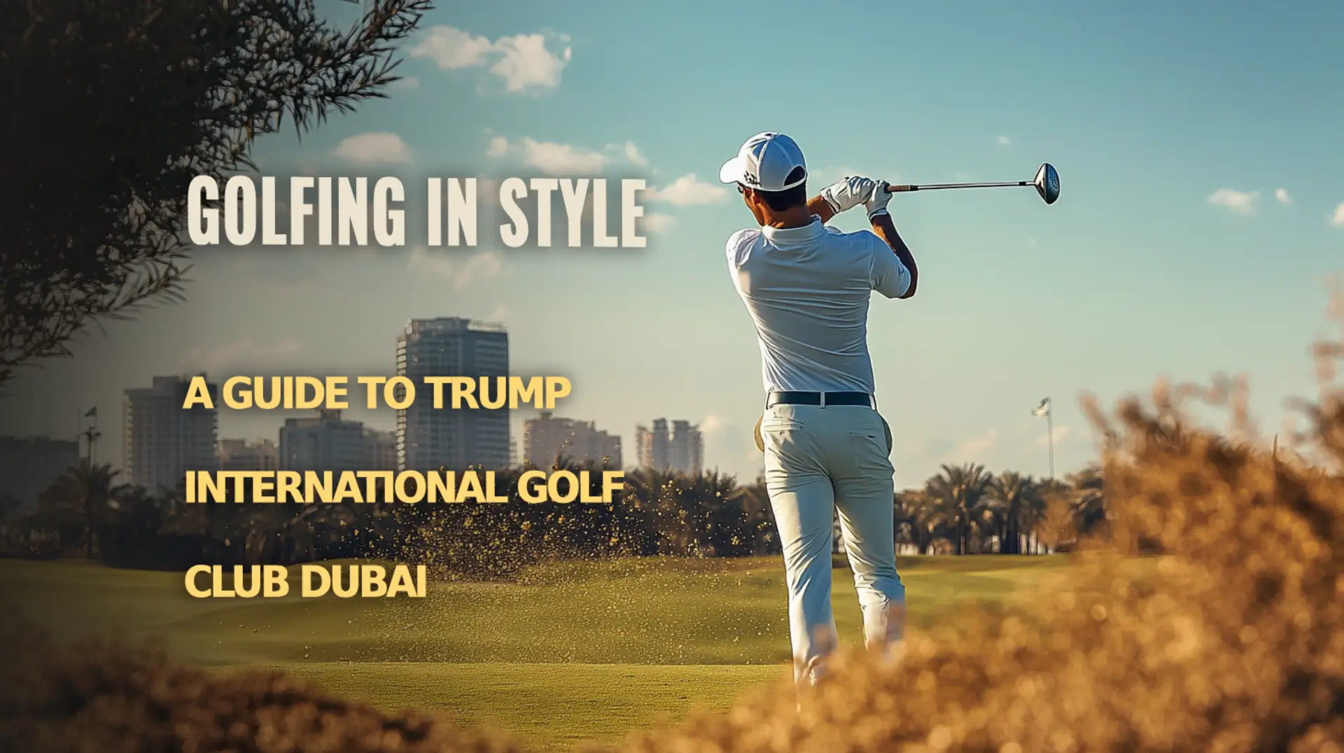 Luxury Golf Experience at Trump International Golf Club Dubai