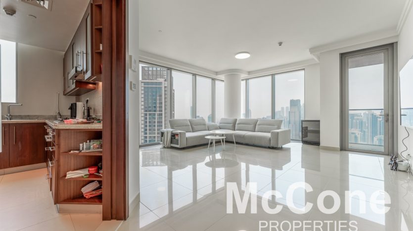 Apartment on Downtown Burj Dubai, 2 bedrooms, 131.36 m2