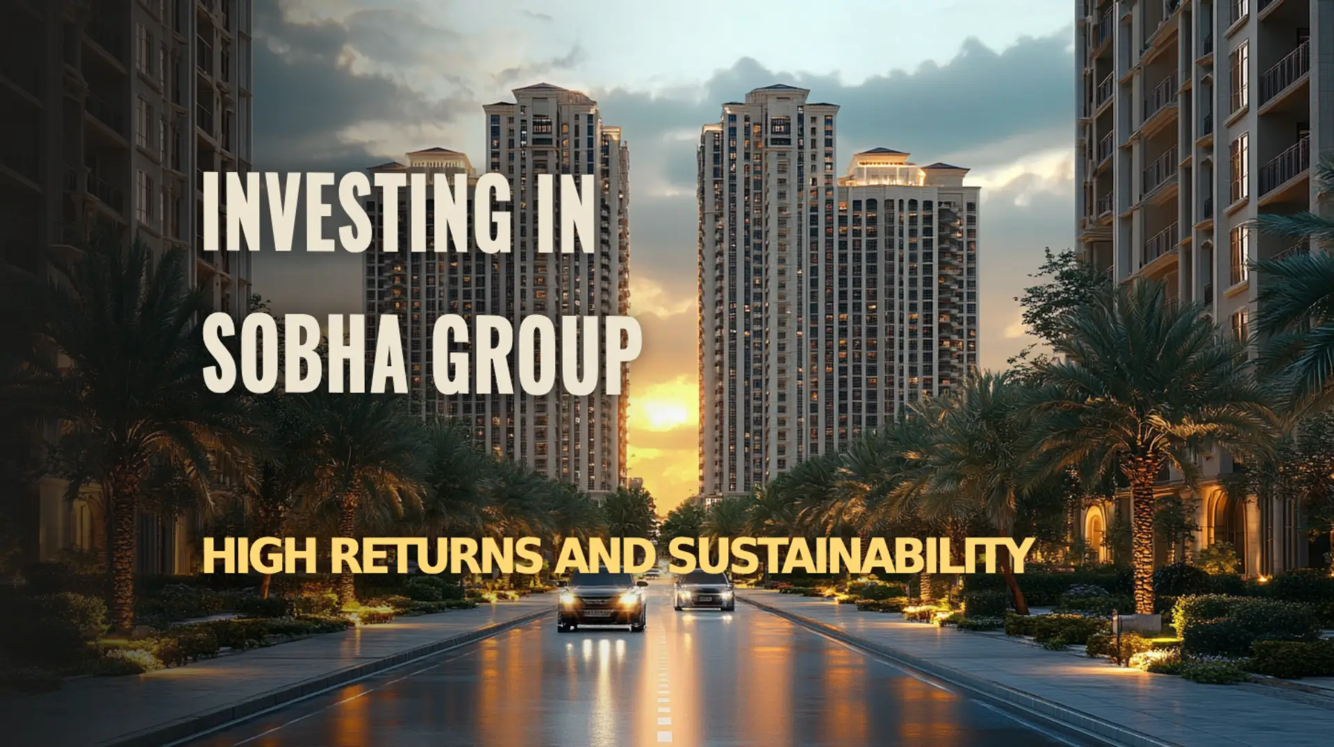 High returns and sustainability with Sobha Group investments