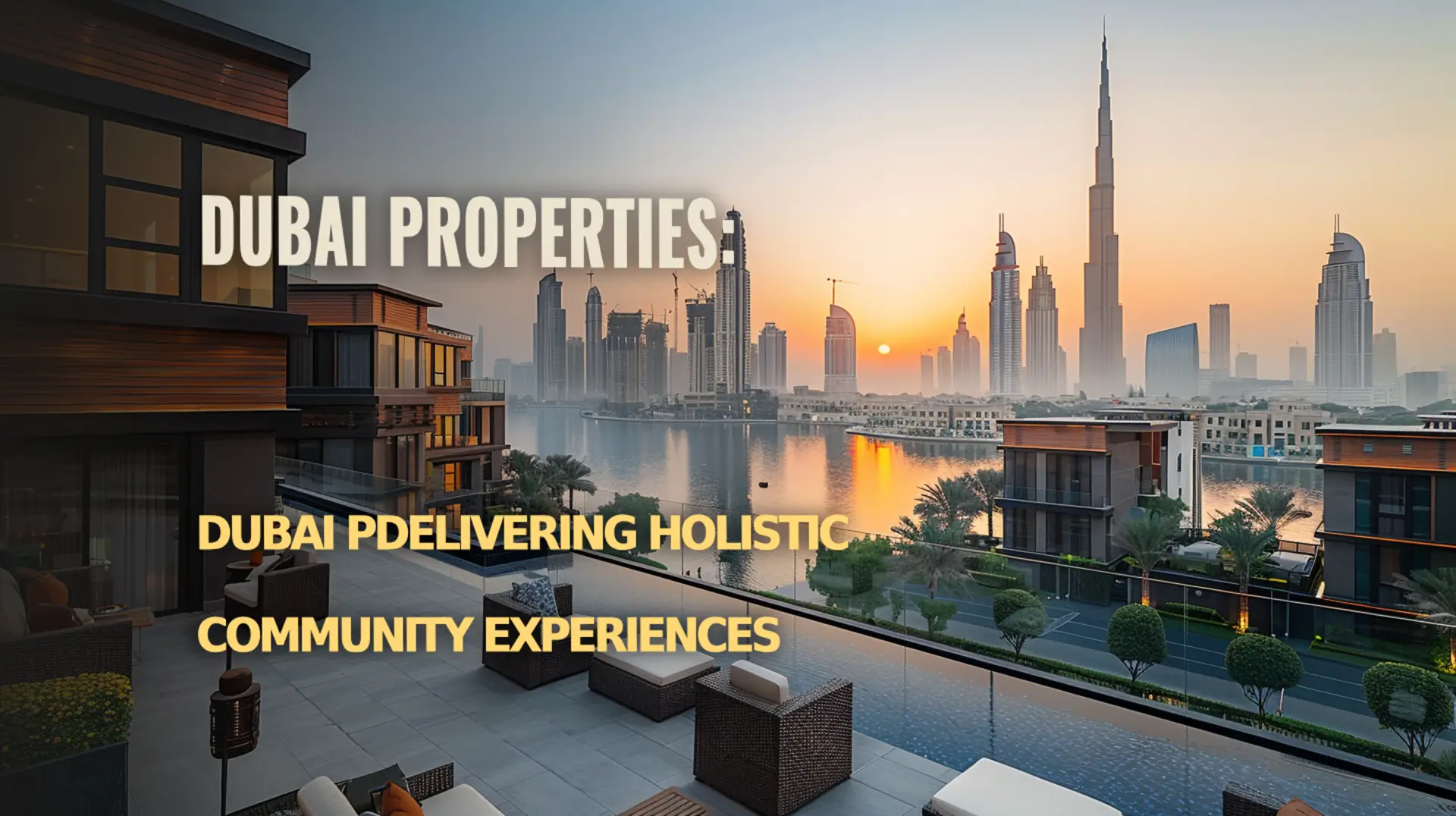 Dubai Properties: delivering holistic community experiences