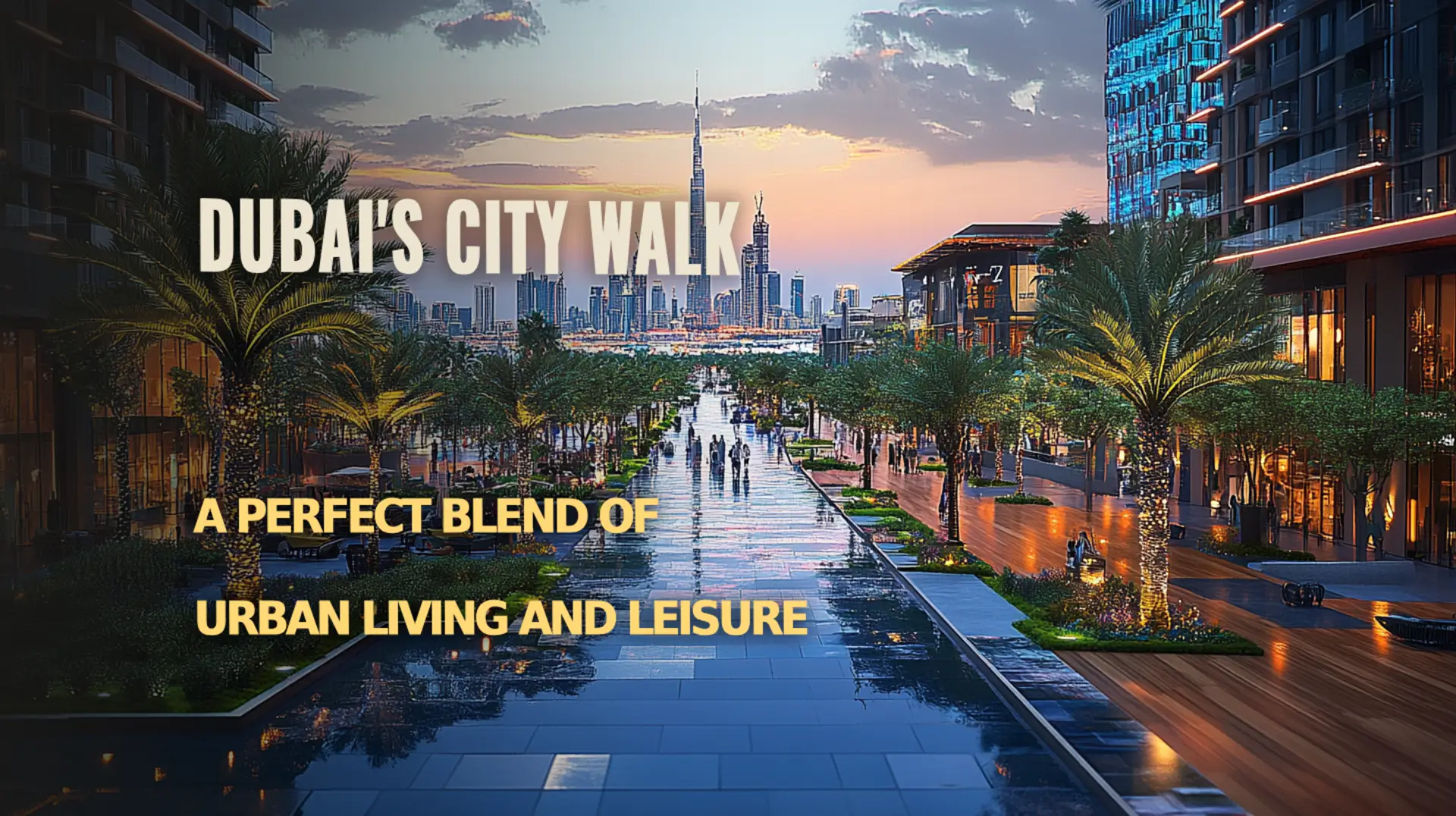 Dubai's City Walk: Where Urban Living Meets Leisure