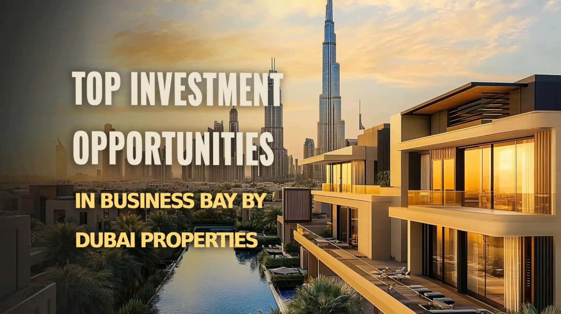 Explore prime investment opportunities in Business Bay with Dubai Properties