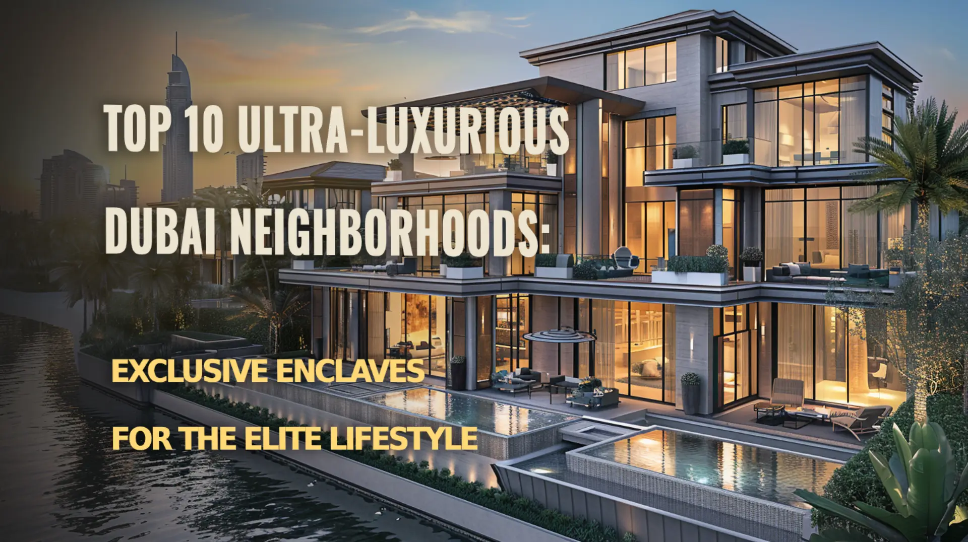 Discover the top 10 ultra-luxurious Dubai neighborhoods for an elite lifestyle