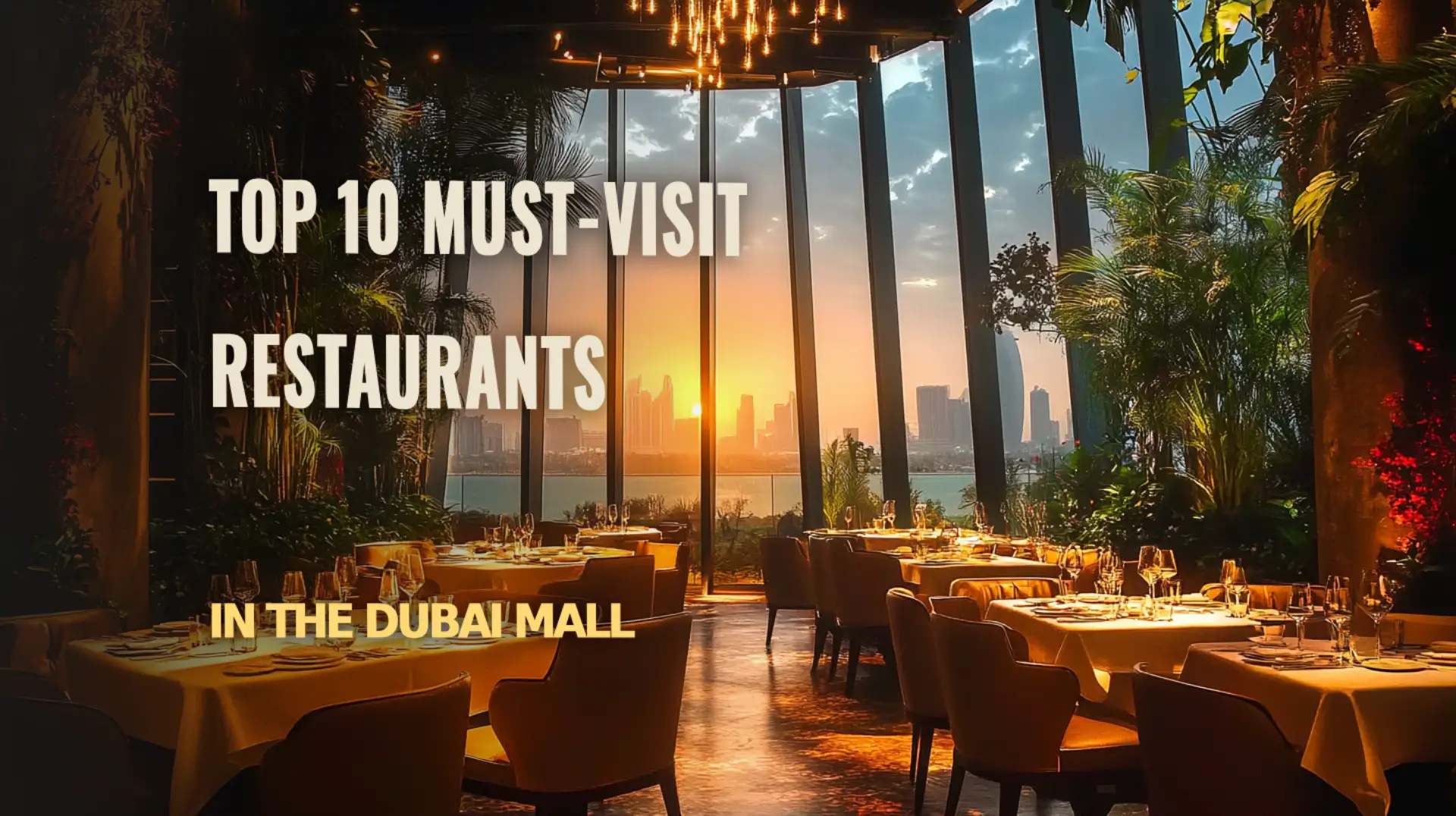 Explore the Top 10 Restaurants in The Dubai Mall