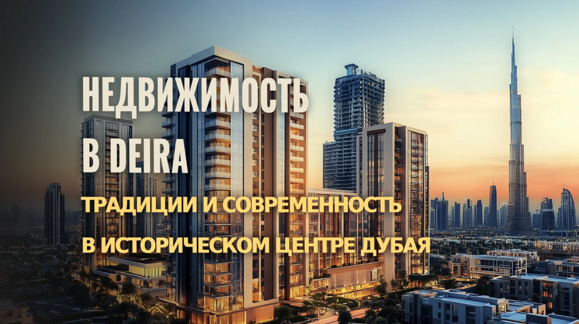 Откройте для себя недвижимость в Deira — сочетание традиций и современных удобств в историческом центре Дубая