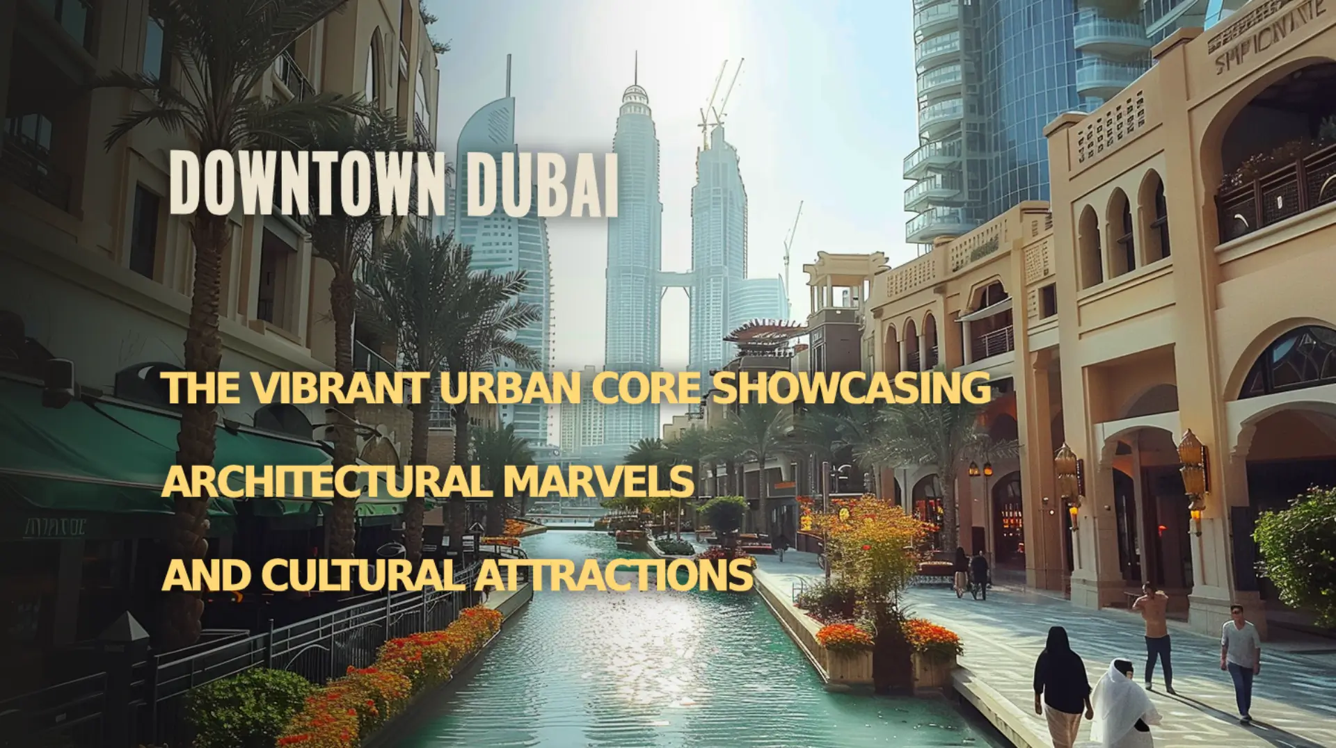 Explore Downtown Dubai, a vibrant urban core filled with architectural marvels