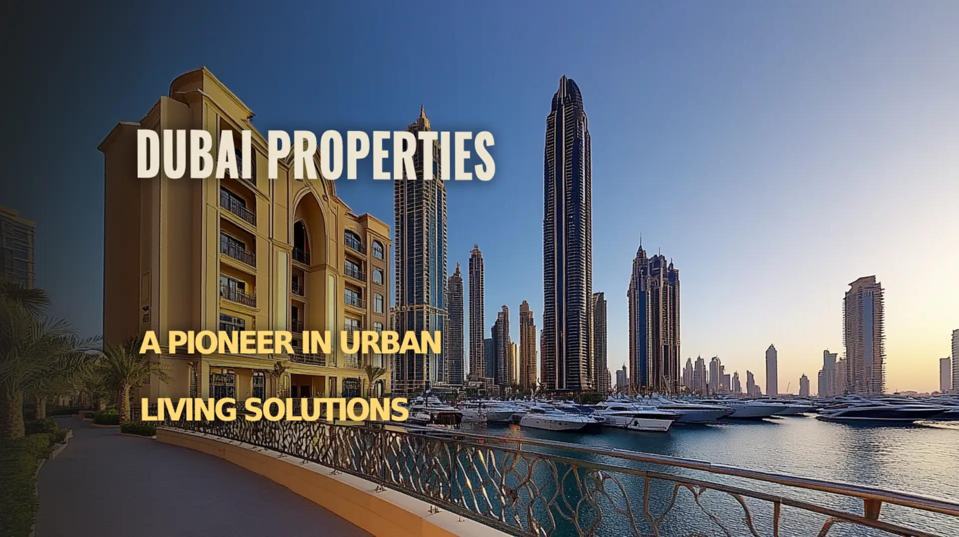 Urban Living Solutions by Dubai Properties