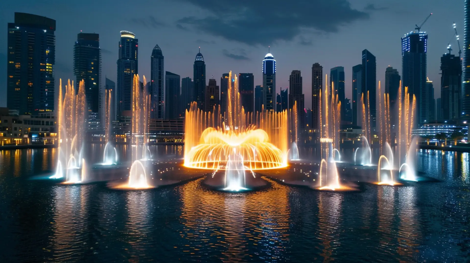 The Dubai Fountain is a visual and auditory delight and a remarkable feat of engineering and design.