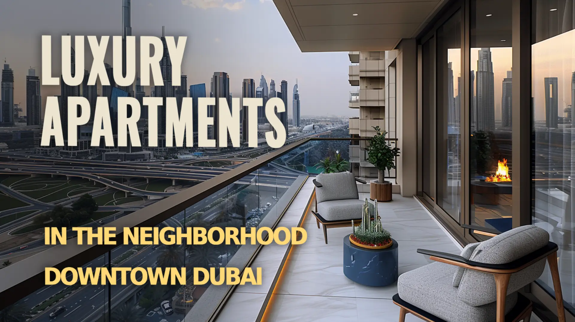 Luxury apartments in the neighborhood Downtown Dubai